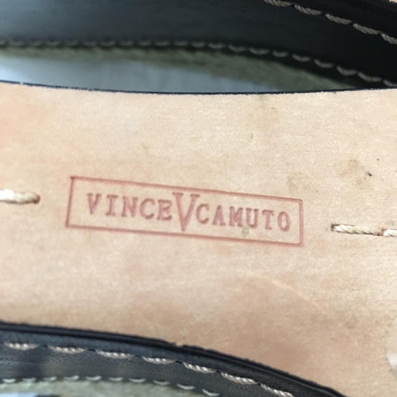 VINCE CAMUTO ESTERA Wedge Sandals (9) Leopard - Picture 7 of 8